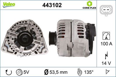 генератор VALEO 443102