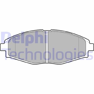 Комплект тормозных колодок, дисковый тормоз DELPHI LP1390 для CHERY QQ