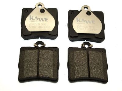 комплект спирачно феродо, дискови спирачки KAWE 810038