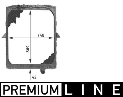 MAHLE Radiatorius, variklio aušinimas