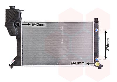 VAN WEZEL 30002182 Радиатор охлаждения двигателя  для MERCEDES-BENZ SPRINTER (Мерседес Спринтер)