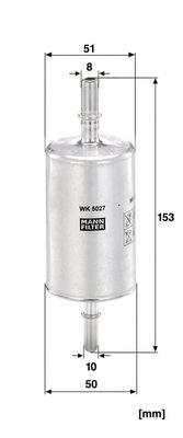 KRAFTSTOFFFILTER MANN-FILTER WK5027 1