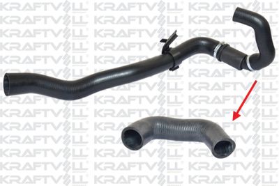 Трубка нагнетаемого воздуха KRAFTVOLL GERMANY 10031476 для RENAULT LOGAN