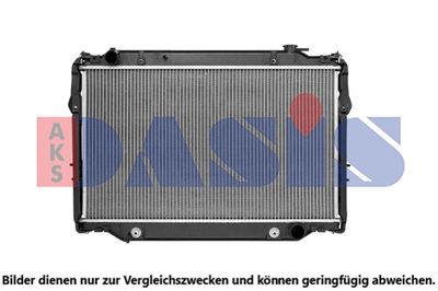 Радиатор, охлаждение двигателя AKS DASIS 210106N для TOYOTA LAND CRUISER