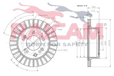 DISC FRANA RAICAM RD00567 2