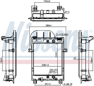 KüHLER MOTORKüHLUNG NISSENS 607292 4