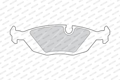 BREMSBELAGSATZ SCHEIBENBREMSE FERODO FDB296 1