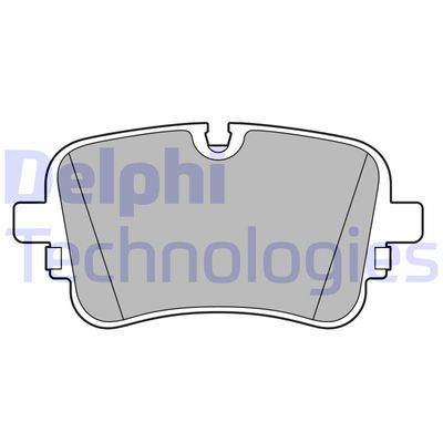 Комплект тормозных колодок, дисковый тормоз DELPHI LP3671 для VW TOUAREG