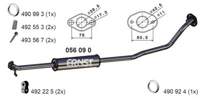 MITTELSCHALLDäMPFER ERNST 056090