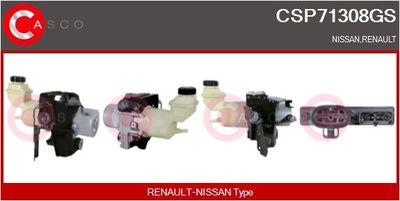 CASCO CSP71308GS Рульова рейка для RENAULT (Рено)