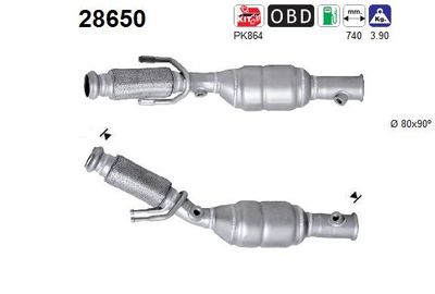 Katalizator AS 28650