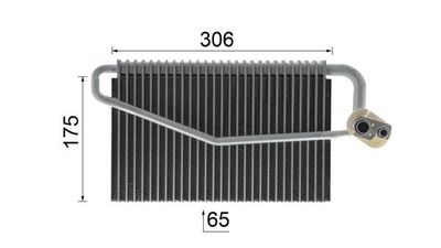 EVAPORATOR AER CONDITIONAT MAHLE AE55000P 10