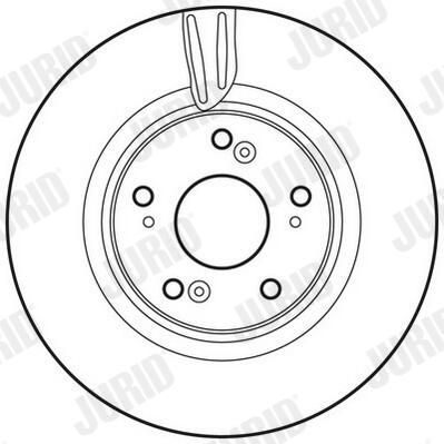 BREMSSCHEIBE JURID 562725JC 1
