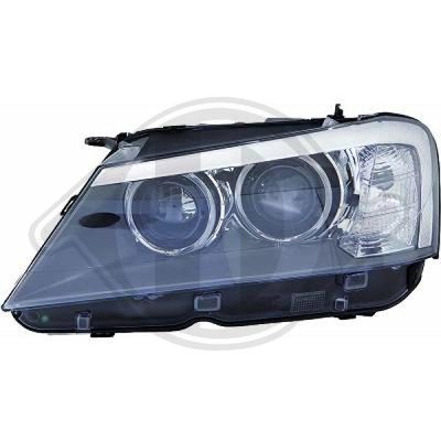 DIEDERICHS 1276087 Основная фара  для BMW X3 (Бмв X3)