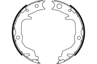 Brake Shoe Set, parking brake GS8783