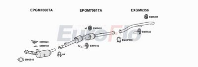 Układ wydechowy EUROFLO RNTRA16D7011D