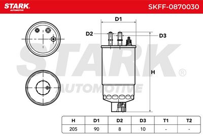 горивен филтър STARK SKFF-0870030