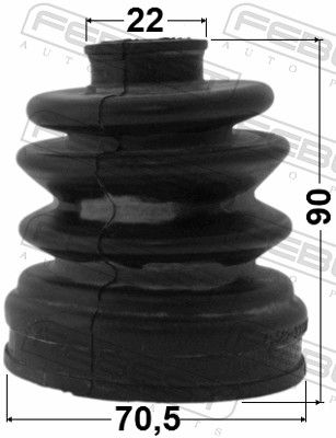 Комплект пыльника, приводной вал 1215-CM10R