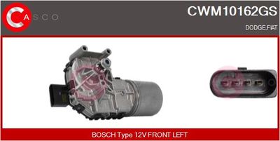 Двигатель стеклоочистителя CASCO CWM10162GS для FIAT FREEMONT