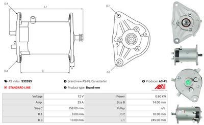 GENERATOR START AS-PL S3209S 4