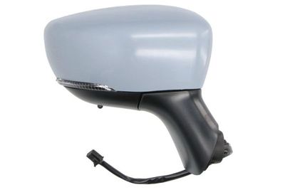Zijspiegel Rechts (elektrisch, in reliëf, met verwarming, under-coated, met indicator, met temperatuursensor) past: RENAULT CAPTUR I, CAPTUR II 06.17-