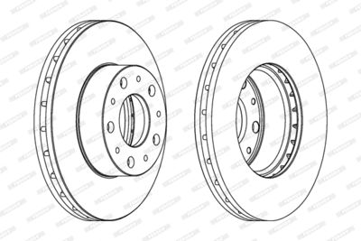 Brake Disc DDF1800C