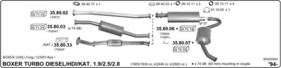 Układ wydechowy IMASAF 563000004