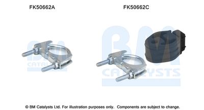 Монтажен комплект, изпускателна тръба BM Catalysts FK50662