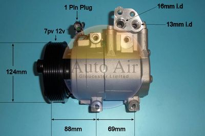 Compressor, air conditioning Auto Air Gloucester 14-0413P