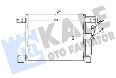 KALE OTO RADYATÖR 385900 Радиатор кондиционера для JEEP GRAND CHEROKEE I (ZJ, ZG) 5.2