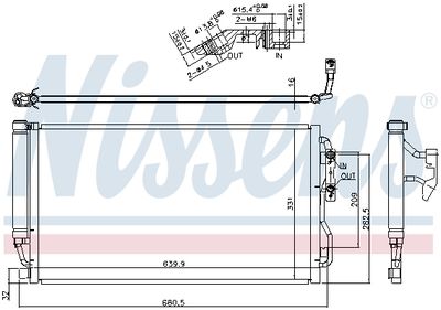 CONDENSATOR CLIMATIZARE NISSENS 940590 2