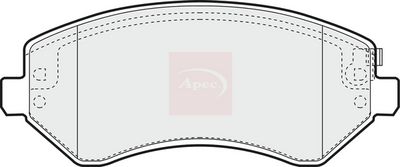 APEC Brake Pad Set, disc brake PAD1267