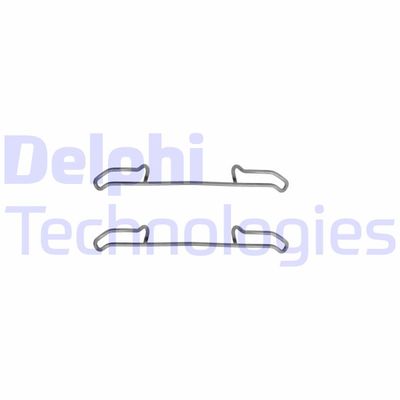 Комплектующие, колодки дискового тормоза DELPHI LX0192 для SAAB 9000