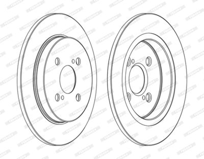 DISC FRANA FERODO DDF1781C 1