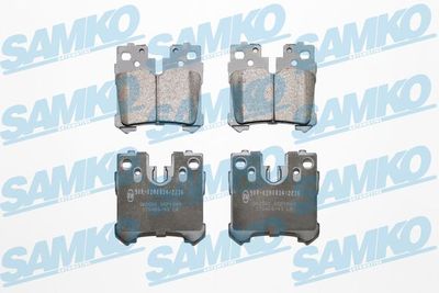 SAMKO 5SP1849 Тормозные колодки и сигнализаторы  для LEXUS LS (_F4_) 460 (USF40, USF41)