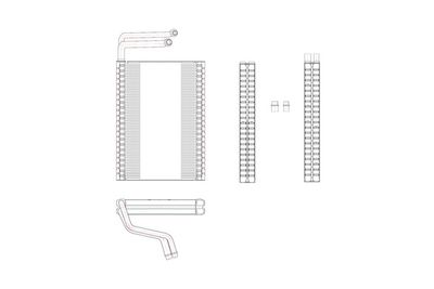VERDAMPFER KLIMAANLAGE WALKER WEV00053 8