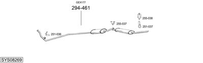 Układ wydechowy BOSAL SYS08269