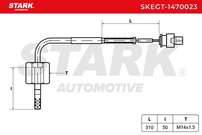 датчик, температура на изгорелите газове STARK SKEGT-1470023