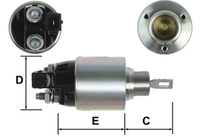 GM Solenoidinis jungiklis, starteris