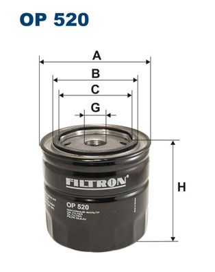 OP 520 FILTRON Фильтр, система рабочей гидравлики