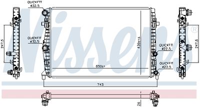 KüHLER MOTORKüHLUNG NISSENS 606723 5