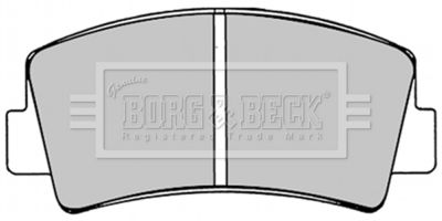 Комплект тормозных колодок, дисковый тормоз BORG & BECK BBP1221 для MAZDA RX-7