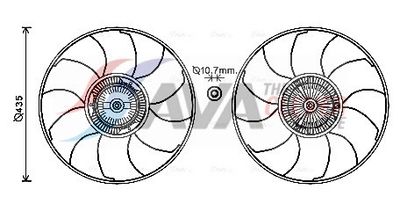 LüFTER MOTORKüHLUNG