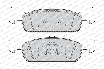 BREMSBELAGSATZ SCHEIBENBREMSE FERODO FDB4615 1