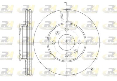 спирачен диск ROADHOUSE 61023.10