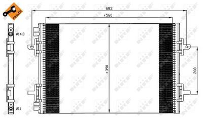 Condenser, air conditioning 35634