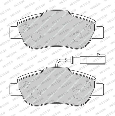 BREMSBELAGSATZ SCHEIBENBREMSE FERODO FDB1945 1