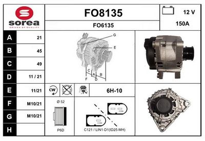 GENERATOR SNRA FO8135