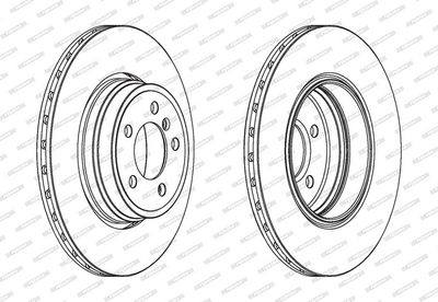 BREMSSCHEIBE FERODO DDF1936C1 1