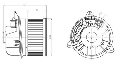 INNENRAUMGEBLäSE NRF 34271 5